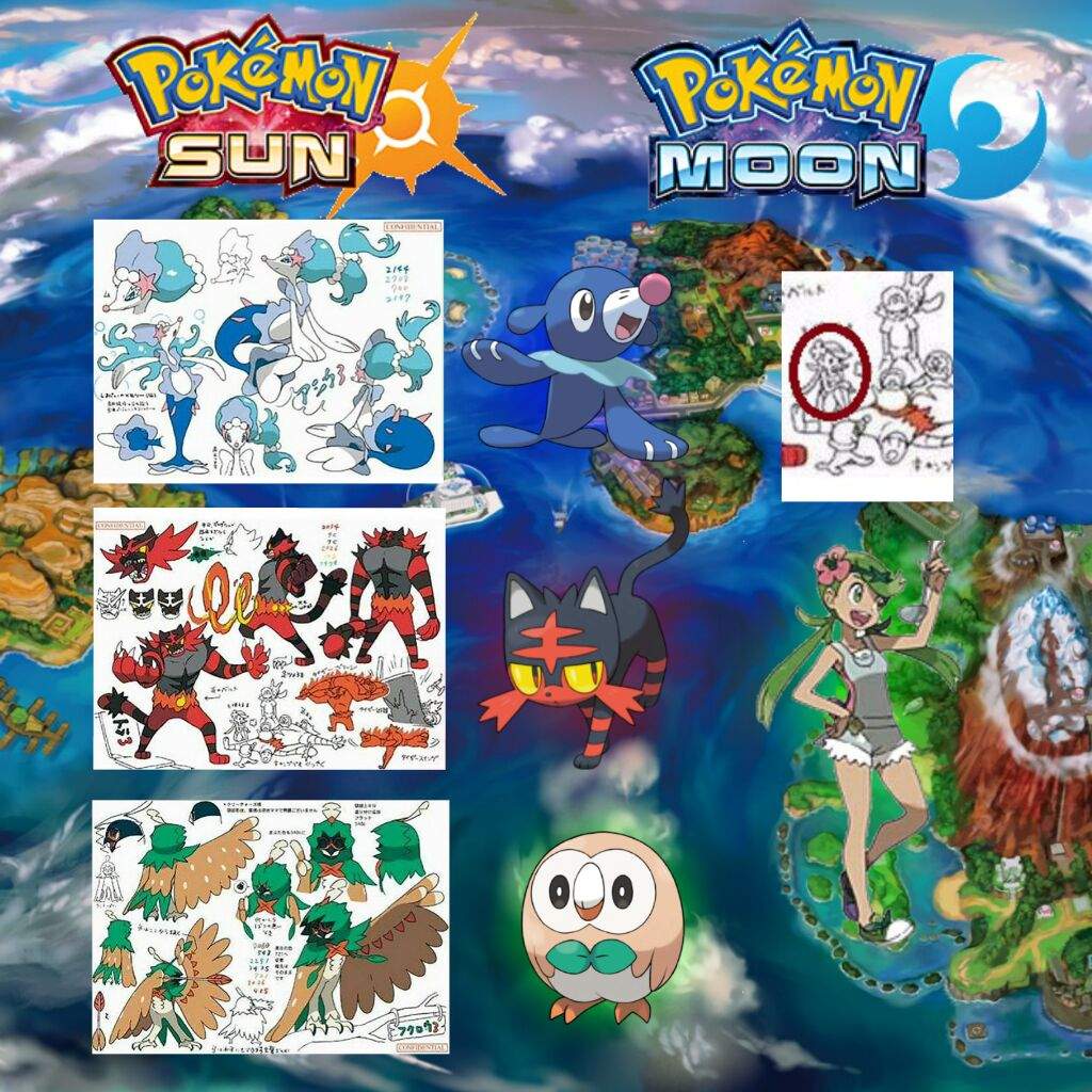 pokemon sun moon starter final evolution