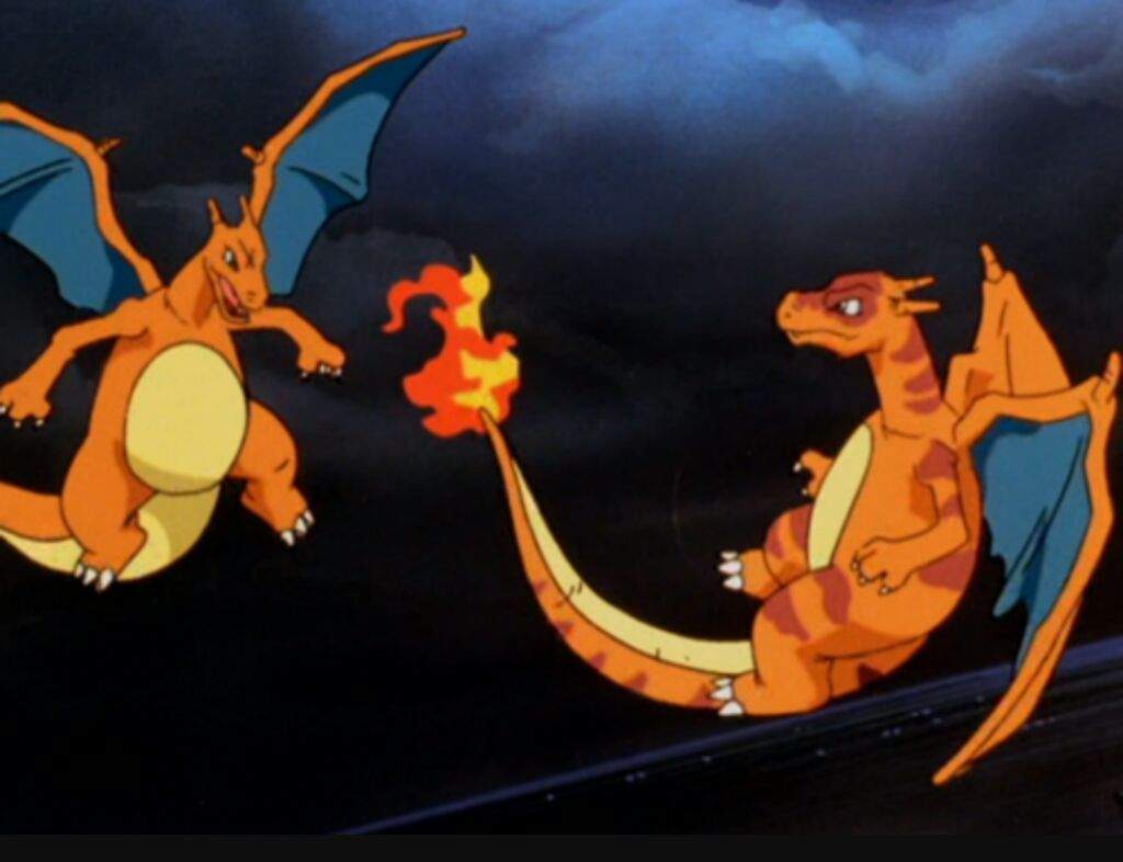 There is a stronger clone of Ash's Charizard from the movie 'Mewt...