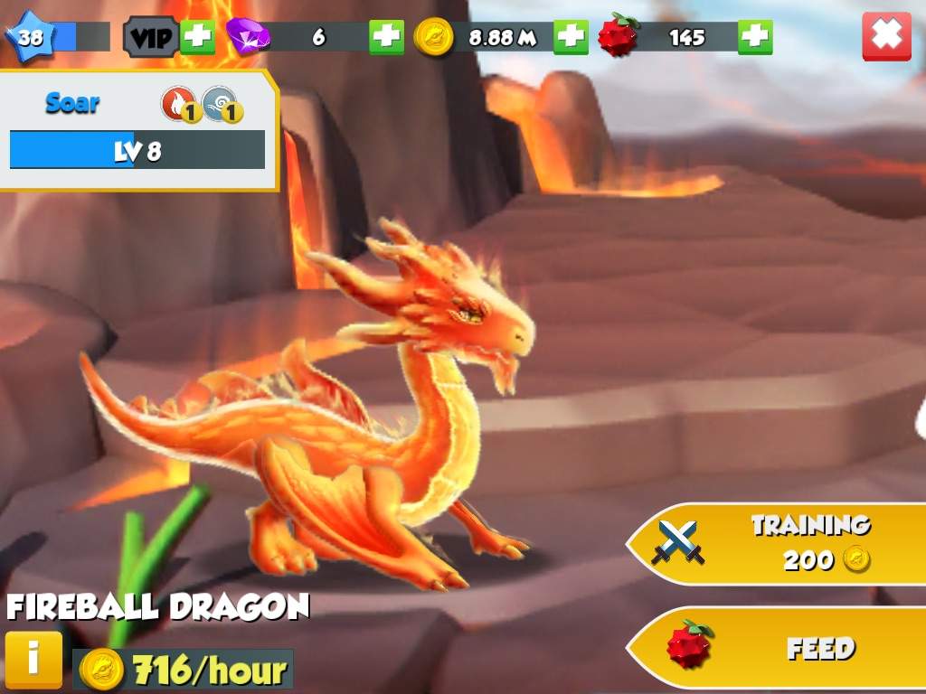 Fireball Dragon Wiki Dragon Mania Legends Amino