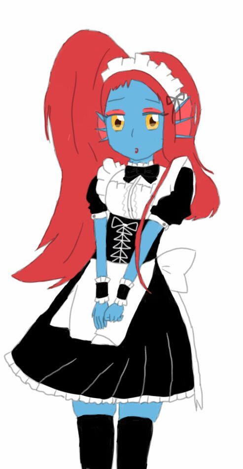 Maid Undyne (≧∇≦)b | Undertale Amino