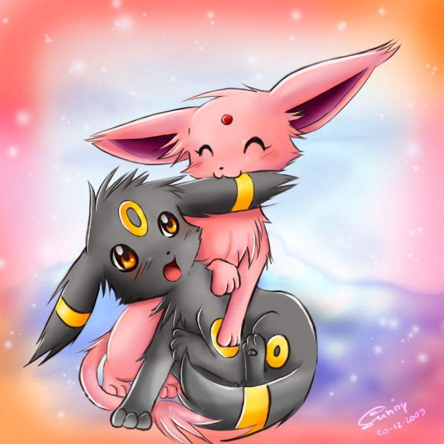 Espeon y Umbreon