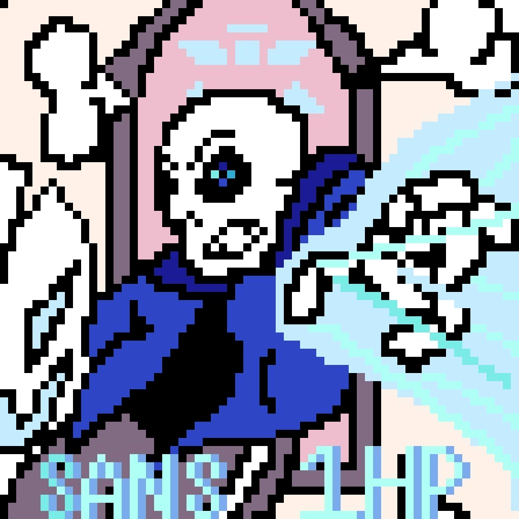 To avenge them all (pixelart sans) | Undertale Amino