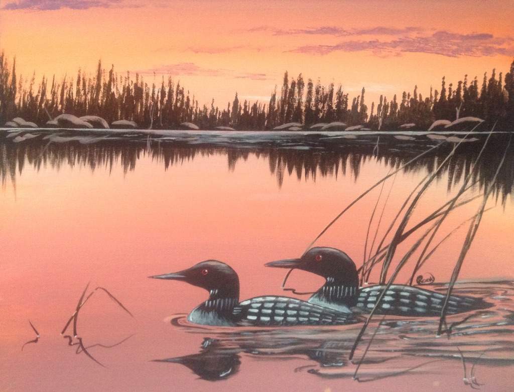 loon painting