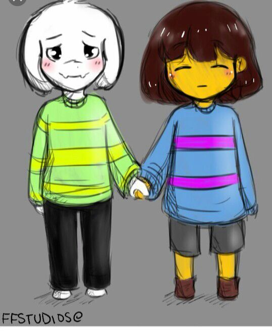 Chara x asriel or asriel x frisk | Undertale Amino