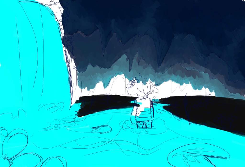 Waterfall undertale статуя