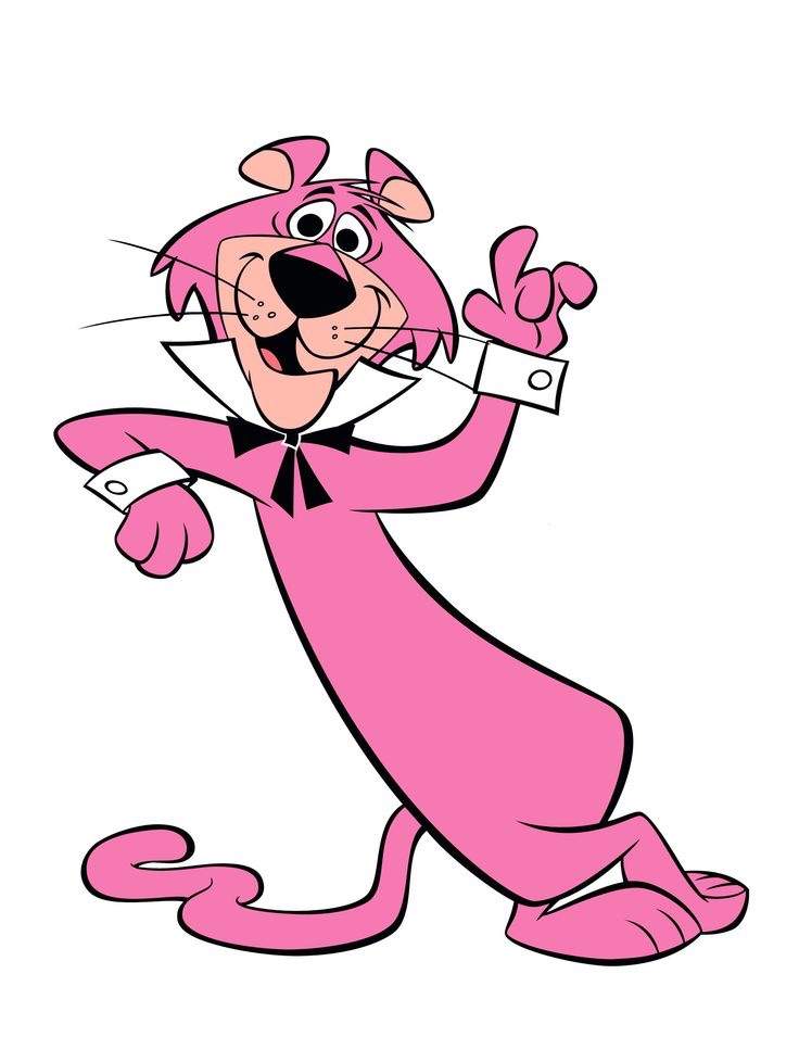 Cartoon Characters Color Pink