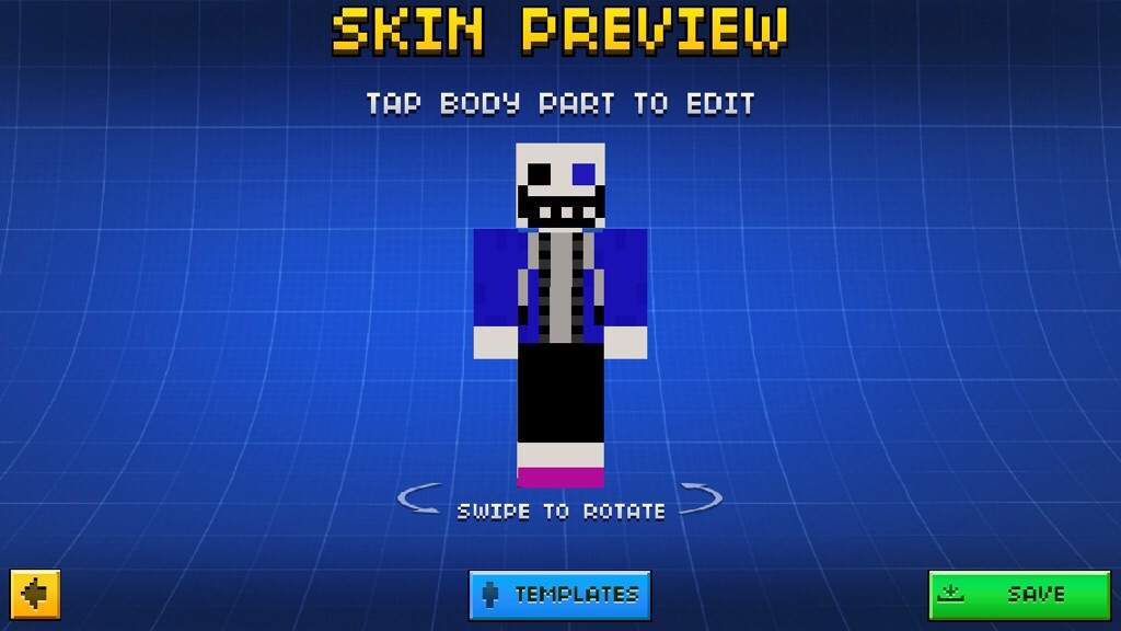 Pixel Gun 3d Undertale Skins