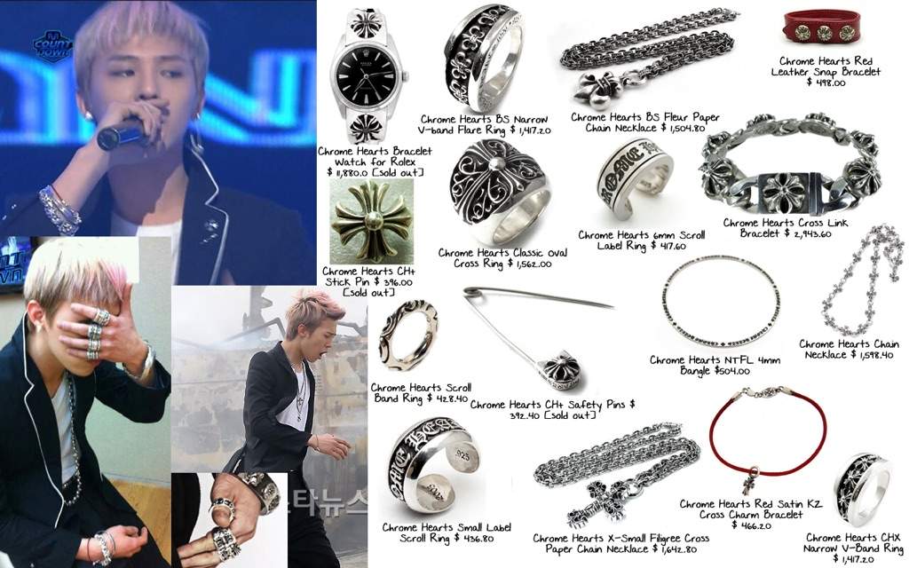 Jewlery Chrome Hearts K Pop Amino