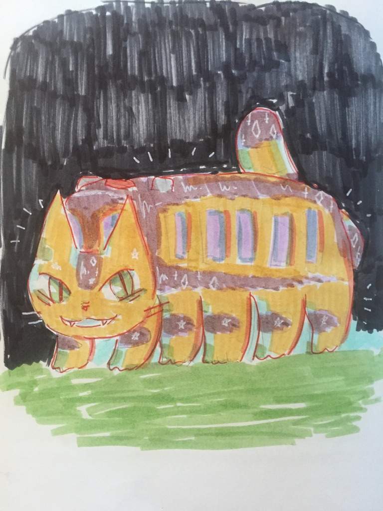 Catbus Drawing Studio Ghibli Amino