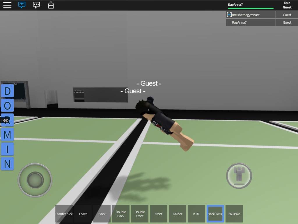 Playing Roblox And Doing Flips And Dances Minecraft Amino - gainer roblox