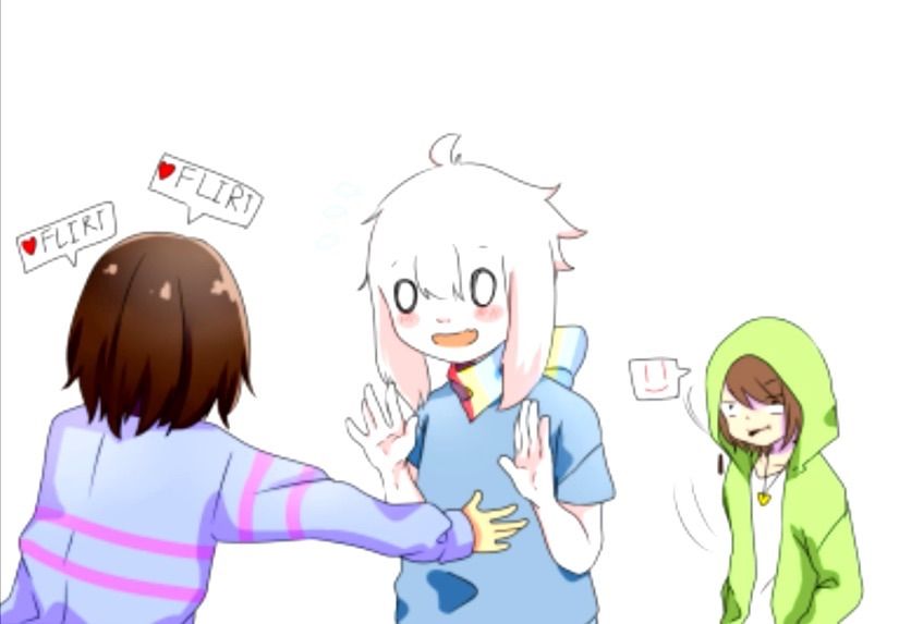 😂 Ship battle between Chara N Frisk | Undertale Amino