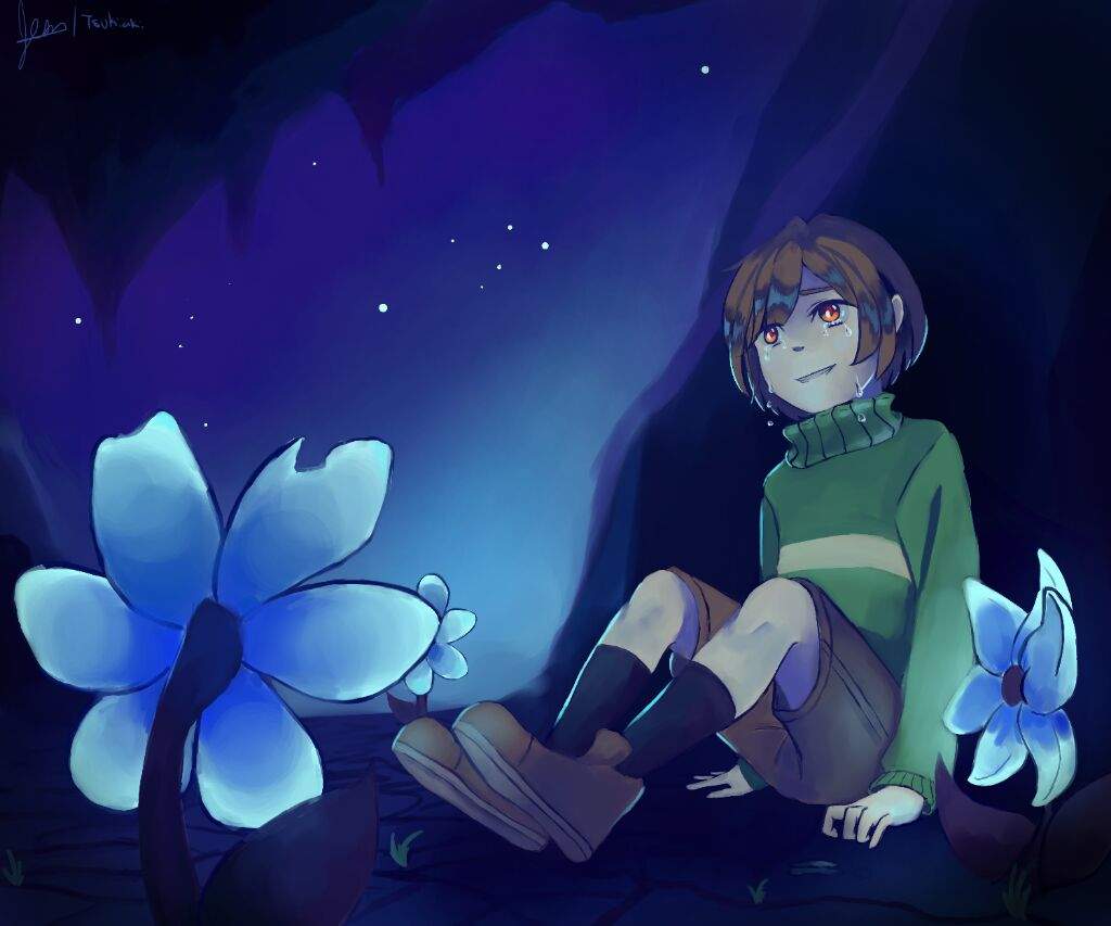 A Faint Echo | Team Waterfall Art | Undertale Amino