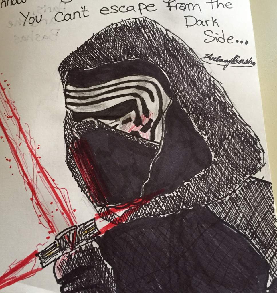 Star Wars : Kylo Ren Drawing and Sketch | Star Wars Amino