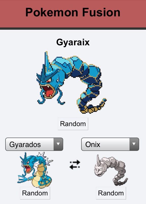 When You Fuse Gyarados And Onix 