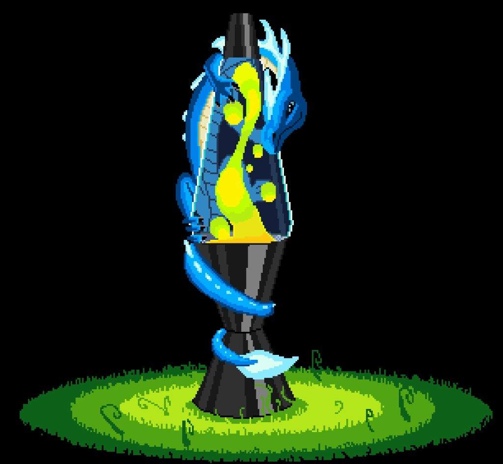 Lava lamp dragon Pixel Art Amino