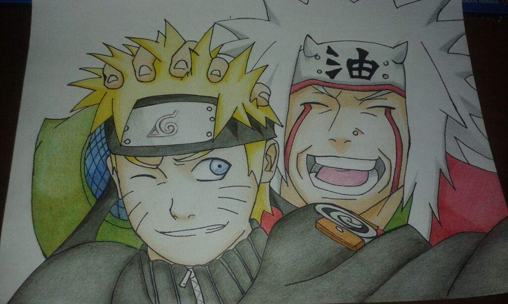 ~Proceso de dibujo Naruto y Jiraiya~ | •Anime• Amino