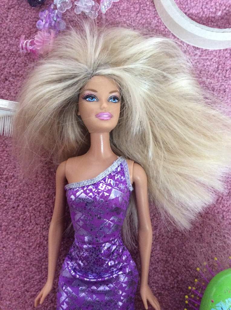 I Dyed My Barbies Hair Rainbow Barbie Amino