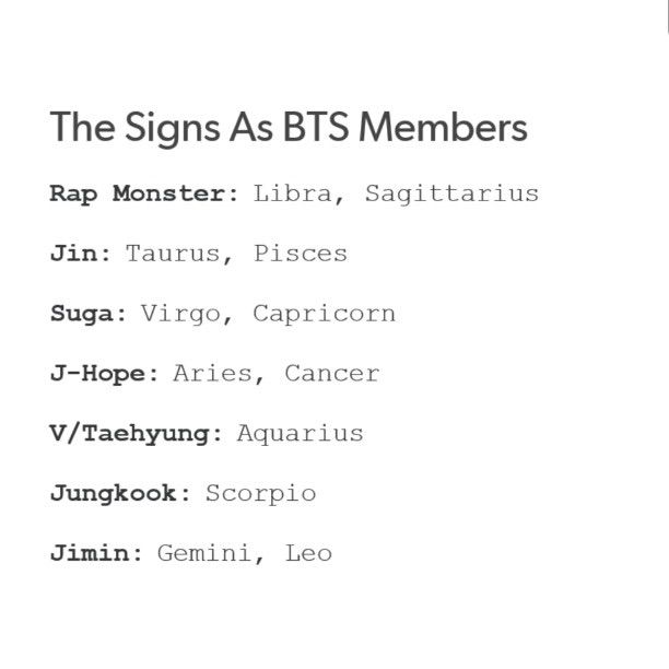 🎍BTS horoscope 🎍 | K-Pop Amino