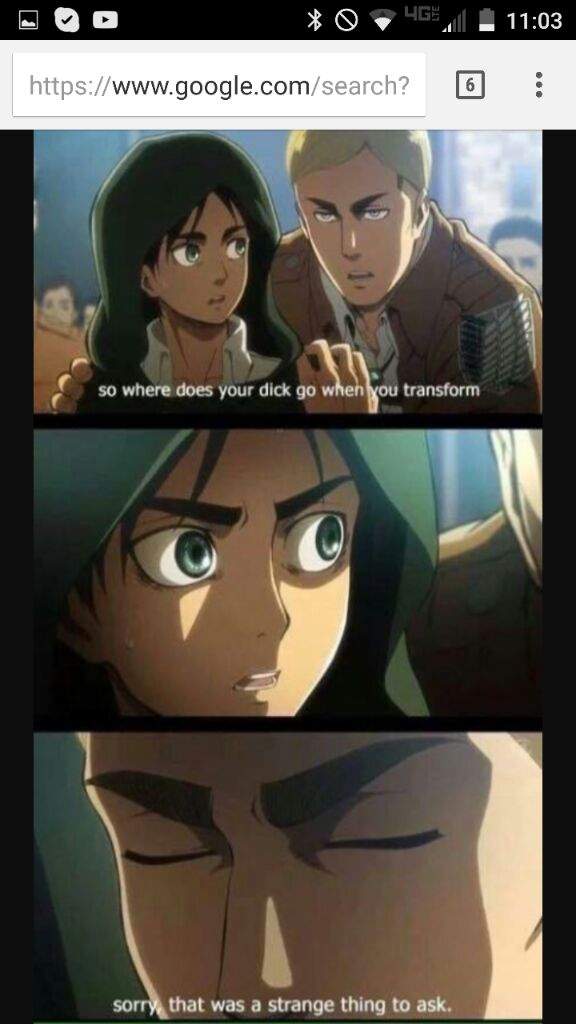 Erwins important question for eren | Attack On Titan Amino