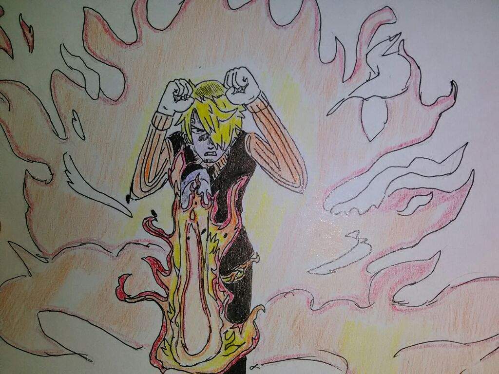 Sanji Vinsmoke Diable Jambe Flambe One Piece Amino