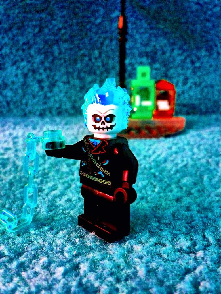 blue ghost rider lego