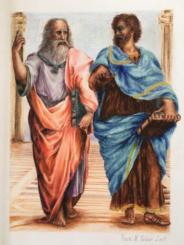 Plato and Aristotle | Art Amino