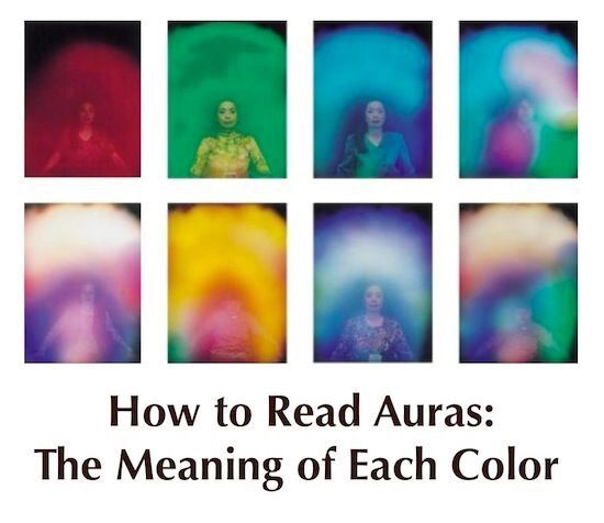 aura colors meaning chart