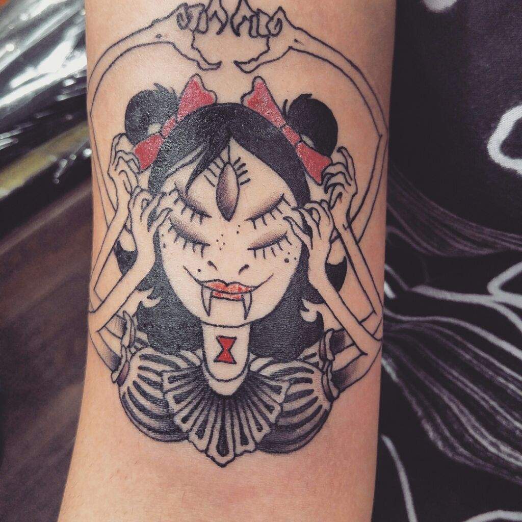 Close up of my Muffet Tattoo | Undertale Amino