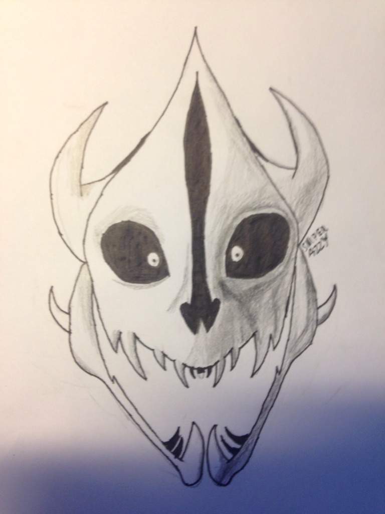 Gaster Blaster Drawing | Undertale Amino