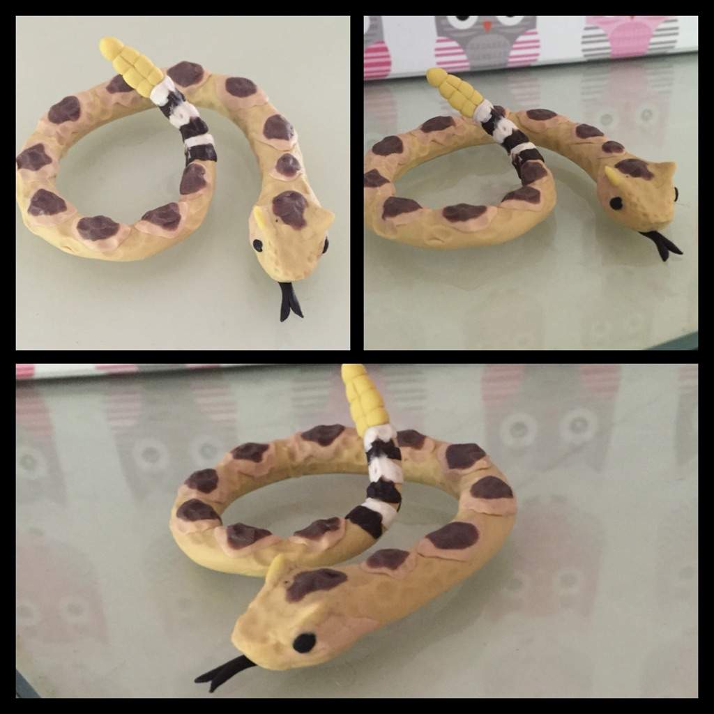 Diamondback rattlesnake Clay Amino