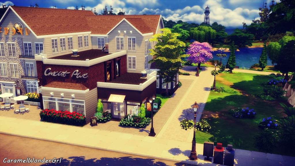 (BUILD) Coffee Around the Corner☕️ | Sims Amino