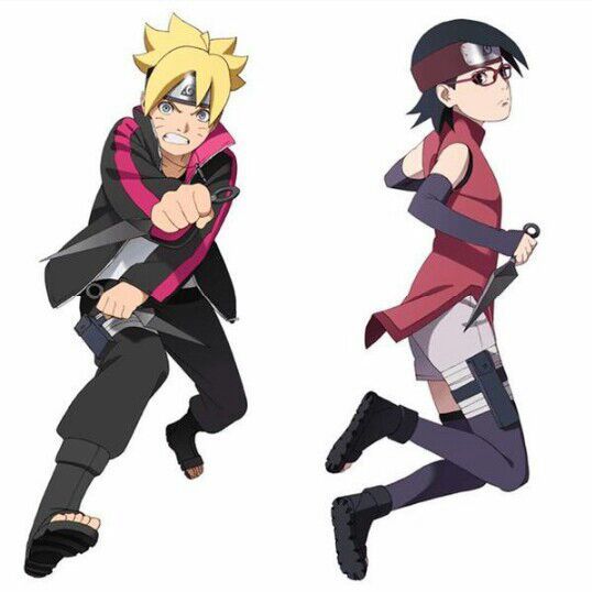 Boruto And Sarada Naruto Amino