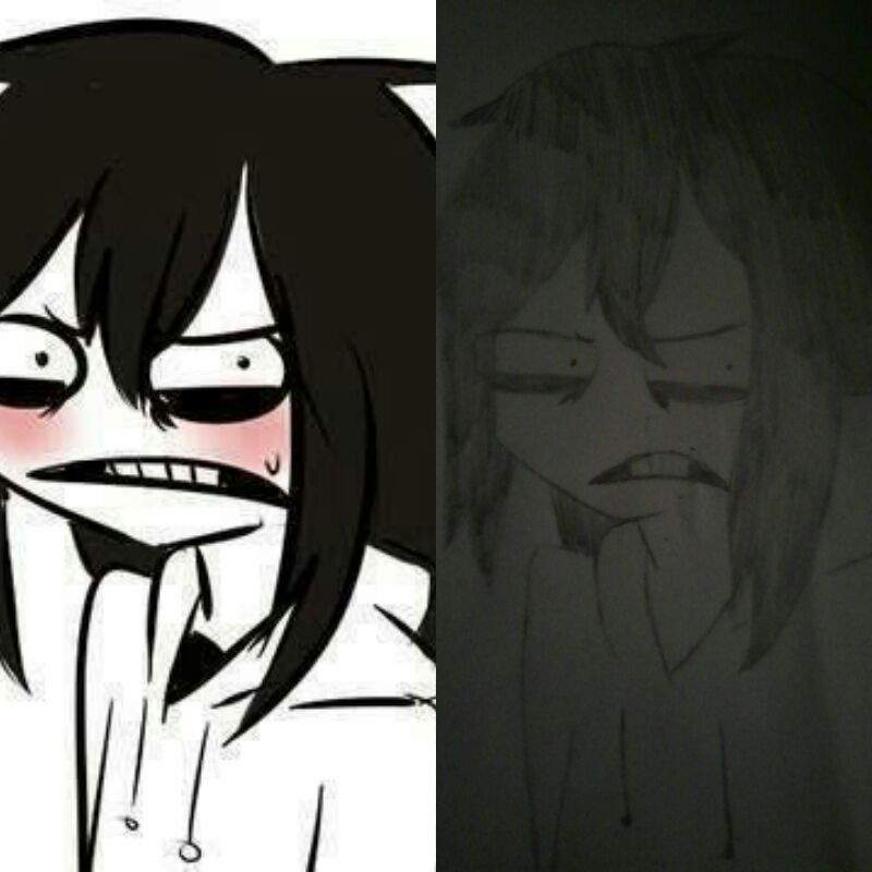 Mi intento de dibujar de nuevo a jeff the killer | •Anime• Amino