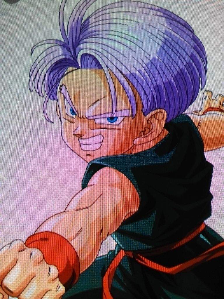Why isnt kid trunks' hair blue DragonBallZ Amino