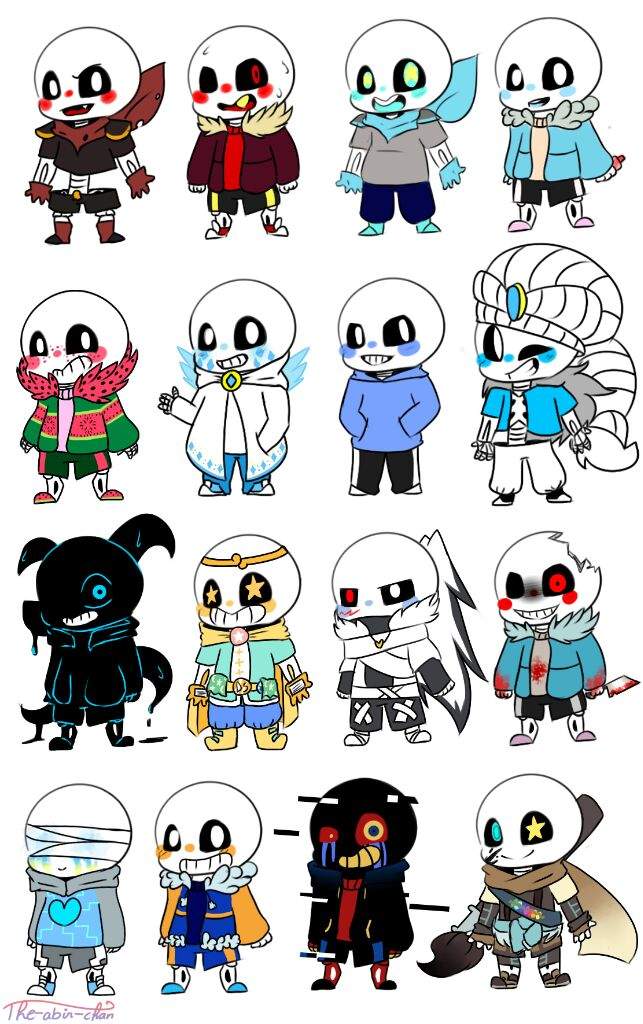 Chibi Sans'es | Undertale Amino