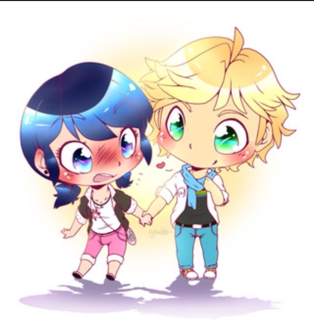 Marinette X Adrien Cartoon Amino Español Amino