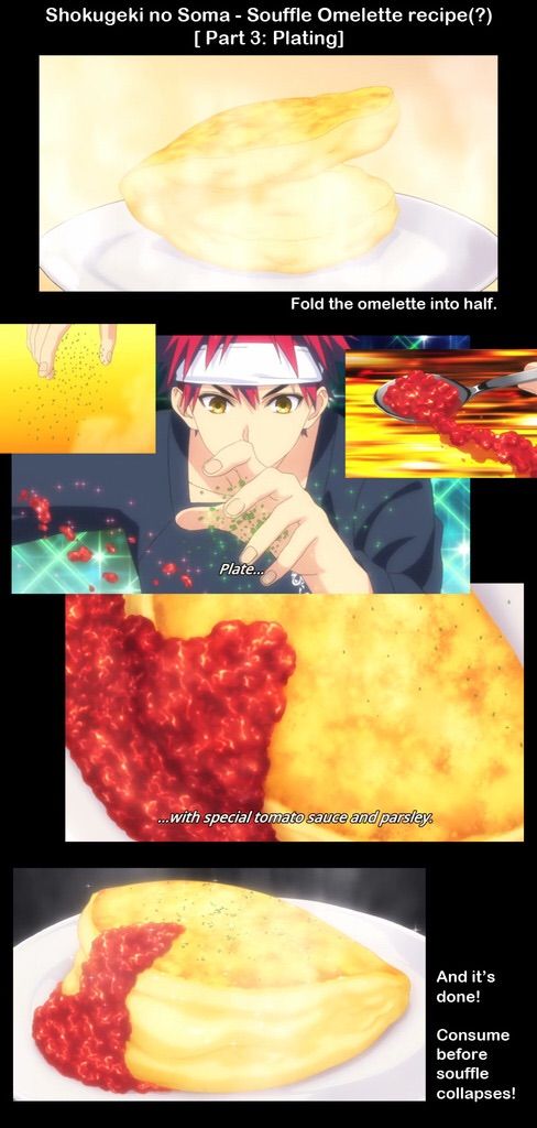 Shokugeki No Soma Souffle Omelette Anime Amino