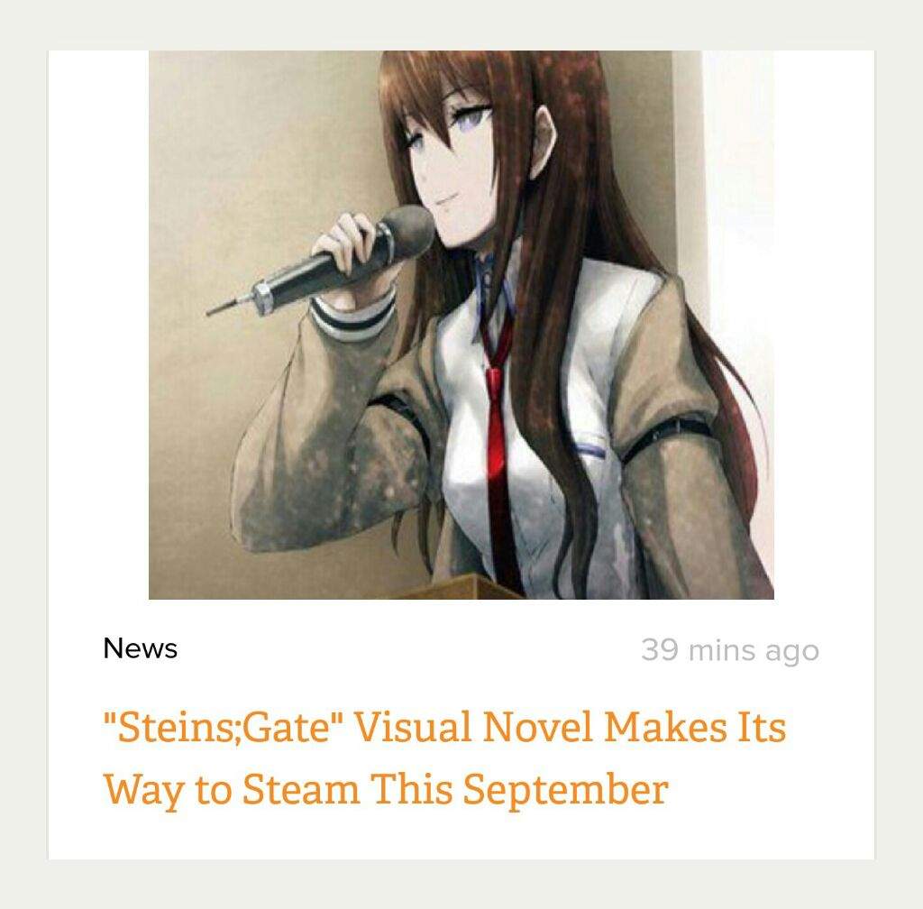 Steins Gate Steam Anime Amino