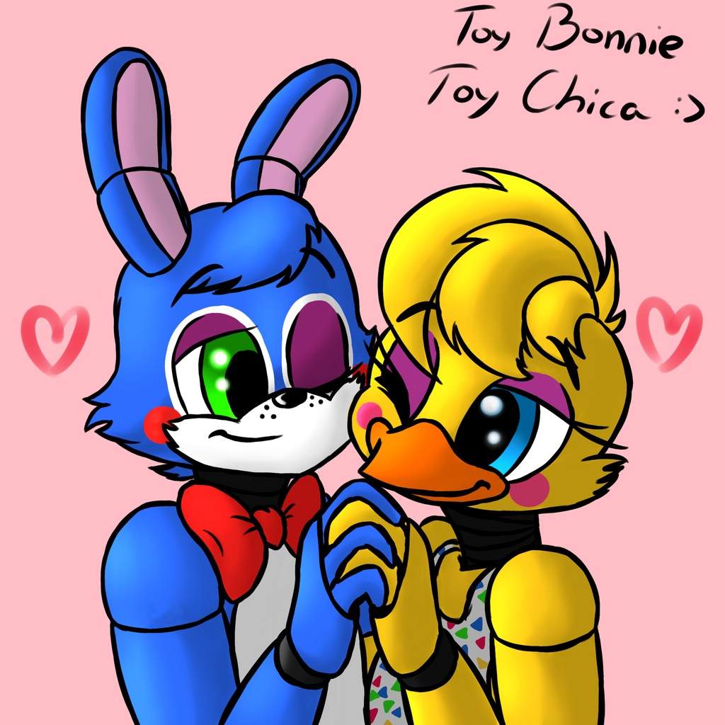 Toy bonnie and toy chica.