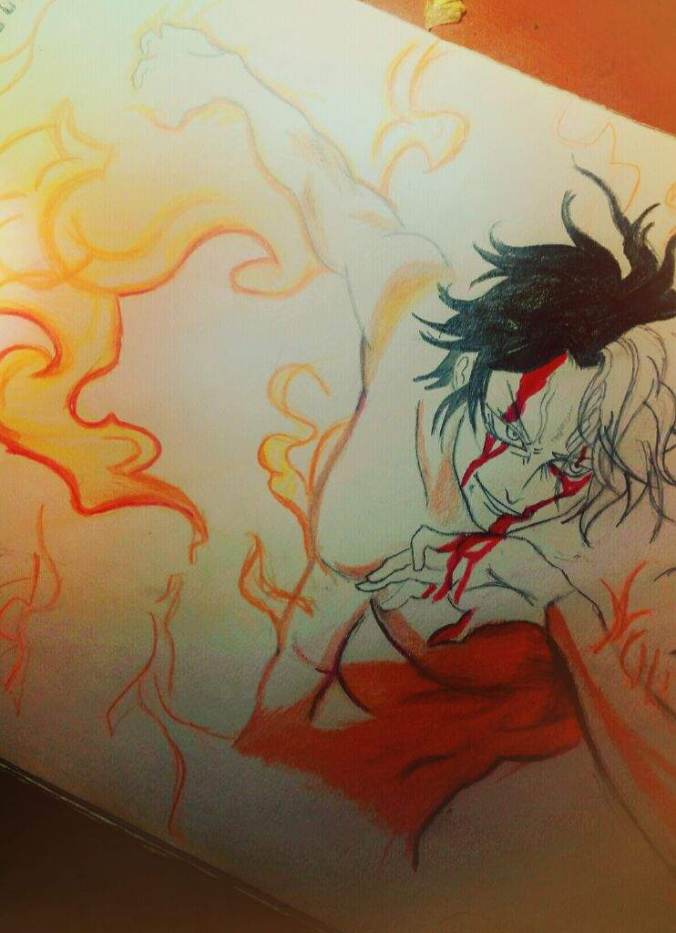 Dibujo viejo - portgas D Ace | •Arte Amino• Amino