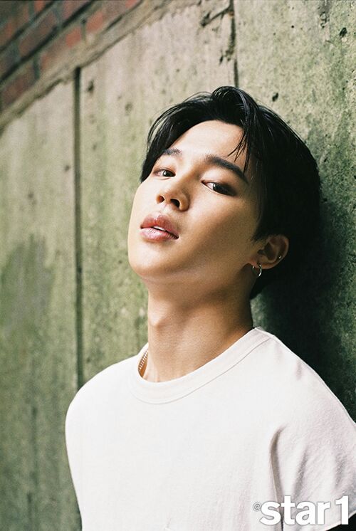 jimin in white tshirt