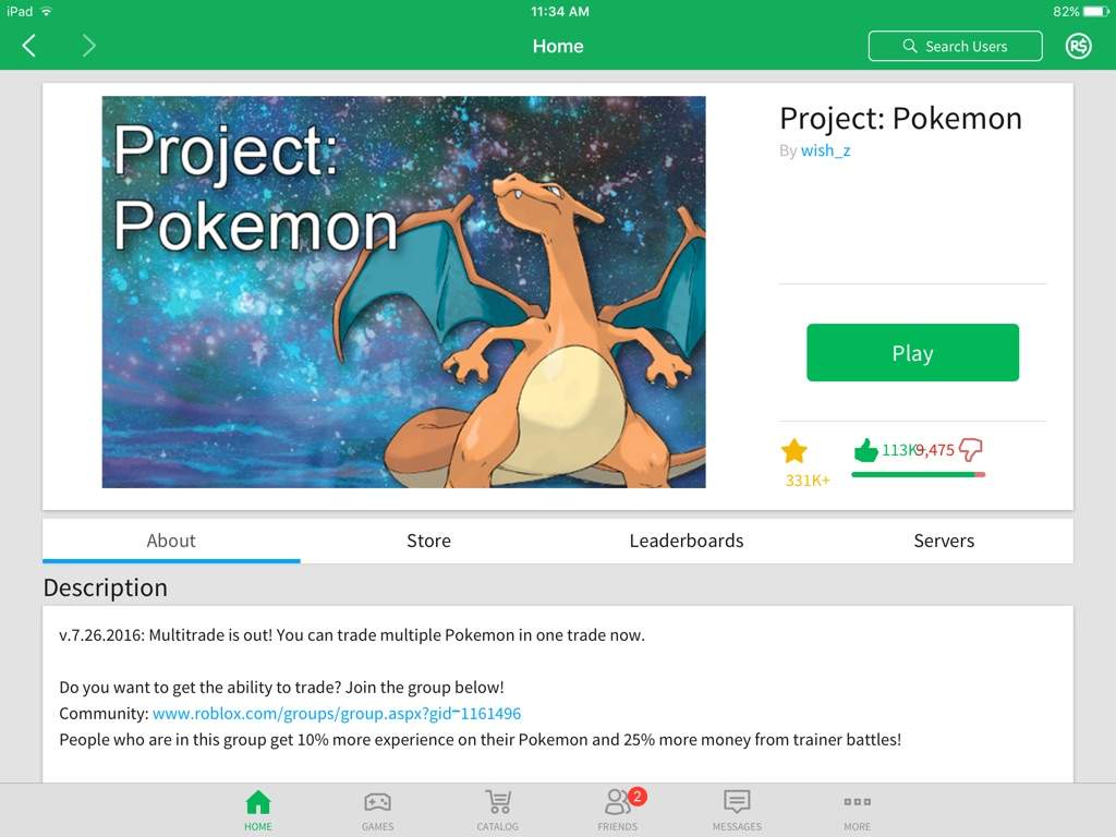 The Best Game For Pokemon Fans Roblox Amino - best roblox games pokemon
