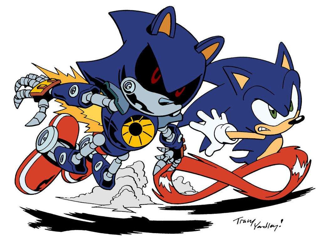 metal sonic metal knuckles and tails doll