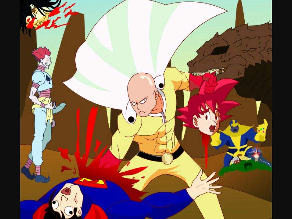 Goku vs saitama.