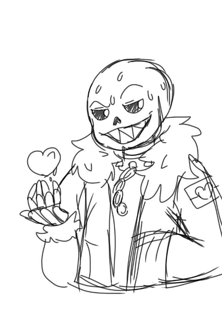 Undertale Sans Coloring Pages