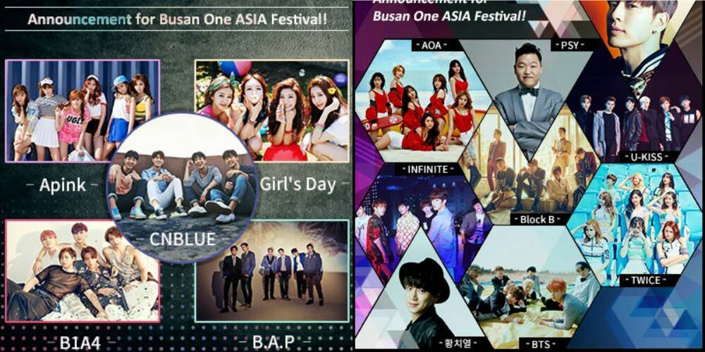 Busan One Asia Festival Reveals Lineup Including Shinee Cnblue Bts Twice G Friend And More K Pop Amino