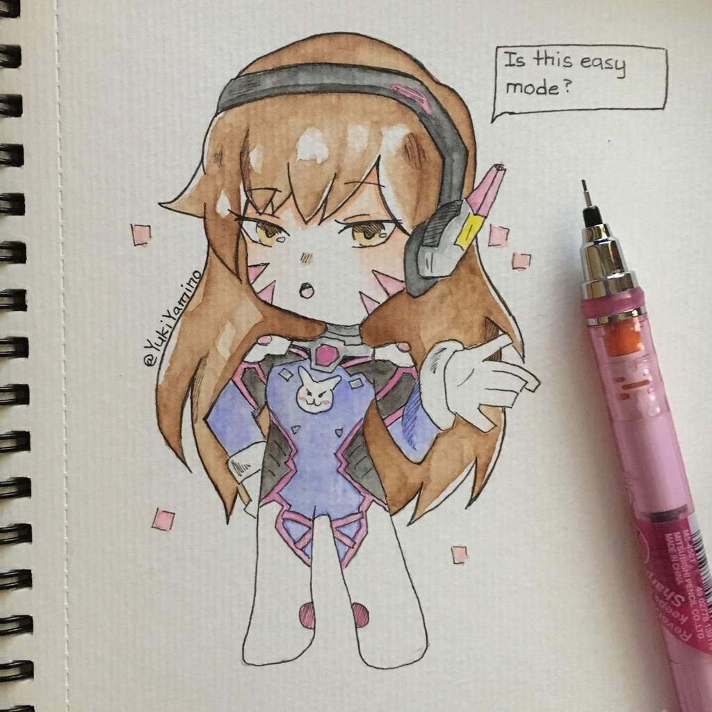 Chibi Dva Overwatch Amino