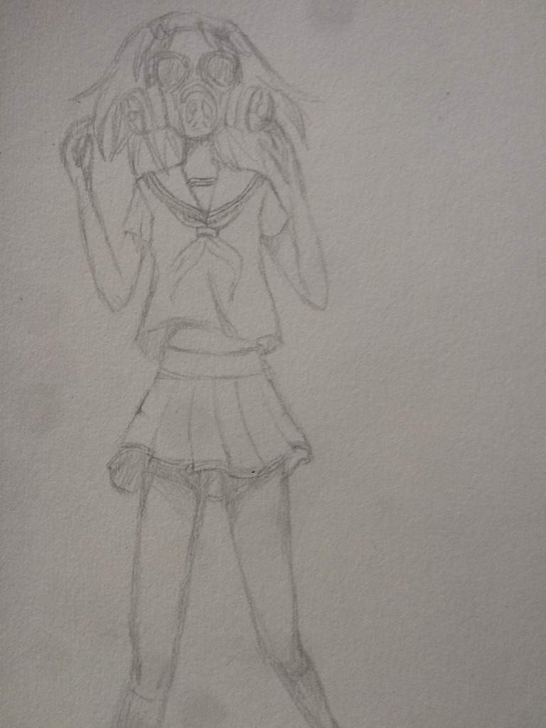 Request Anime Girl With Gasmask Drawing Anime Amino