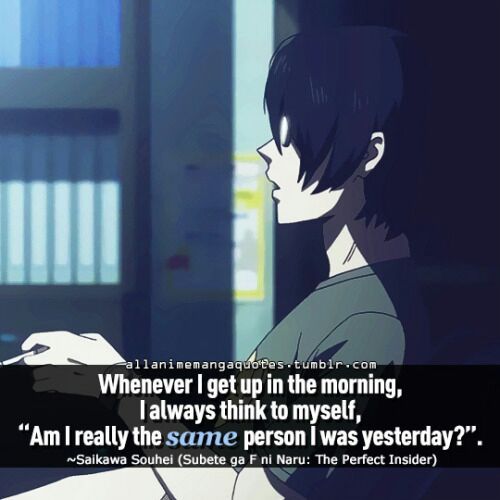 My Philosophy and Anime Quotes | Anime Amino