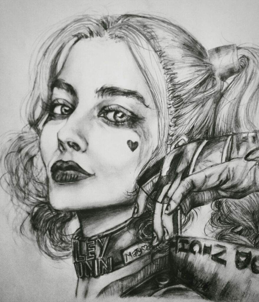 Harley Quinn Drawings In Pencil